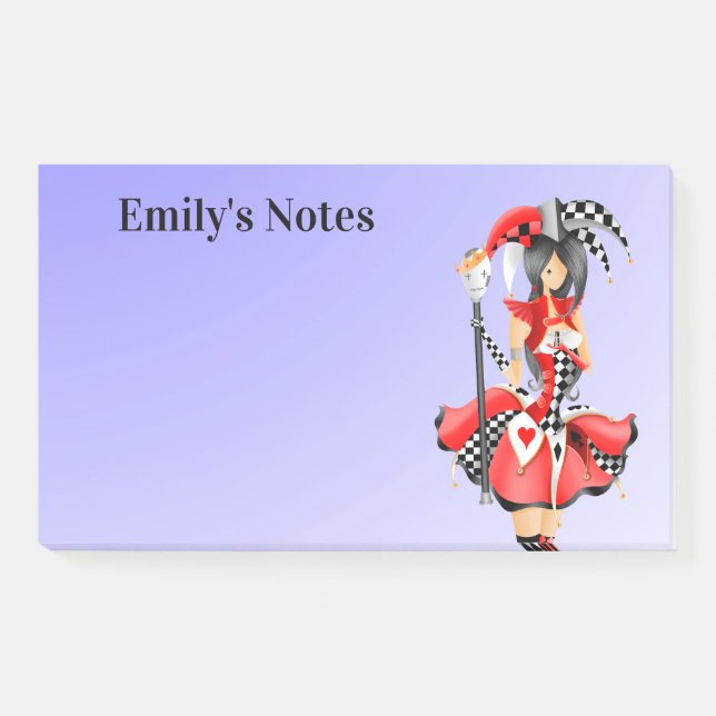 Post-it® Bouffon Quirky et Roi des Marionnettes (Devant)