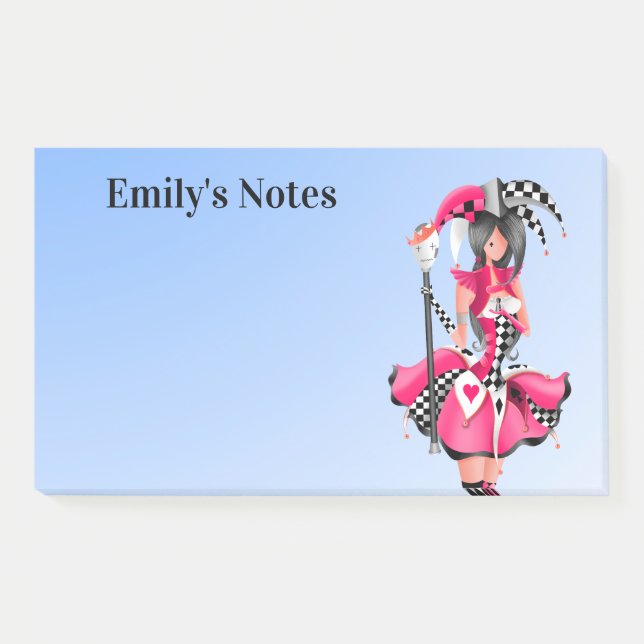 Post-it® Bouffon Quirky et Roi des Marionnettes  (Devant)