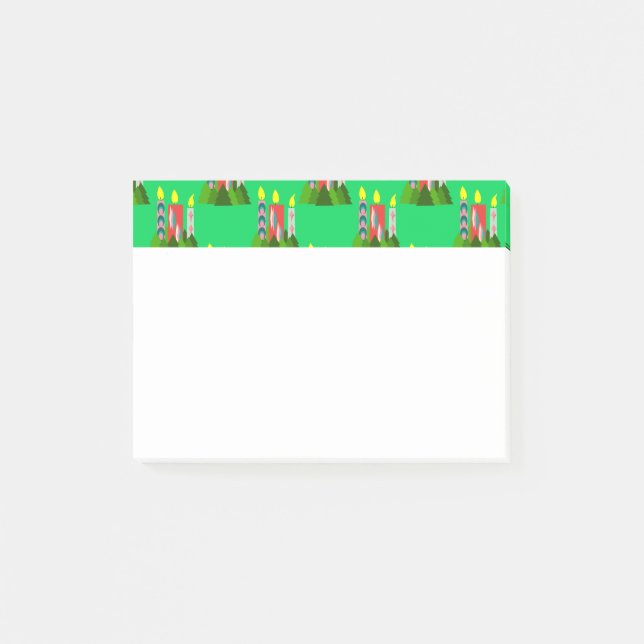 Post-it® Bougies de Noël (Devant)