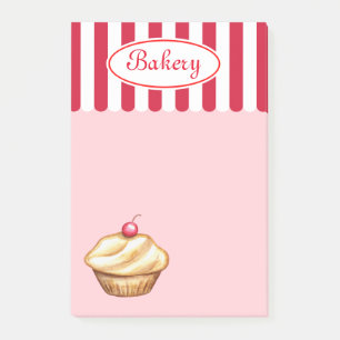 Post-it® Boulangerie Cupcake Post It Notes