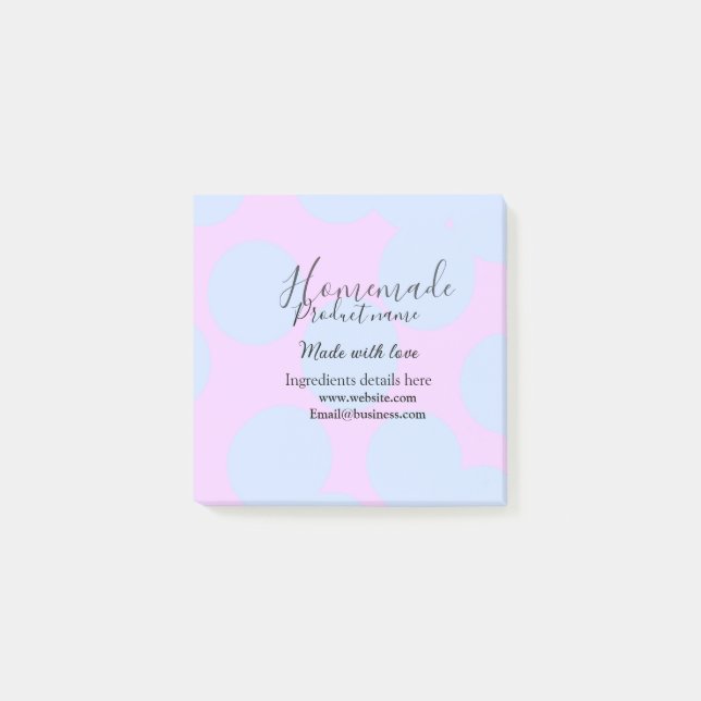 Post-it® Boulangerie maison faite avec amour ajouter texte  (Devant)