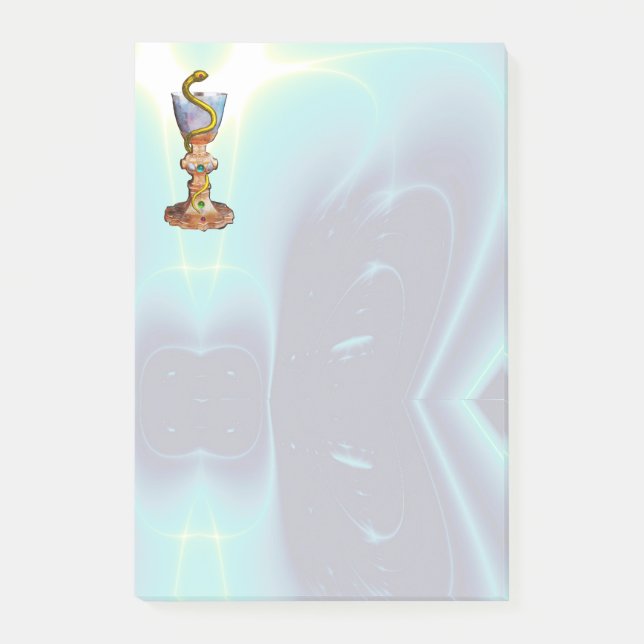 Post-it® BOULE D'HYGÉIE, MÉDECINE, PHARMACIE Bleu Turquoise (Devant)