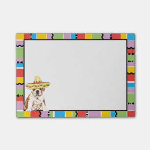 Post-it® Bouledogue de fiesta