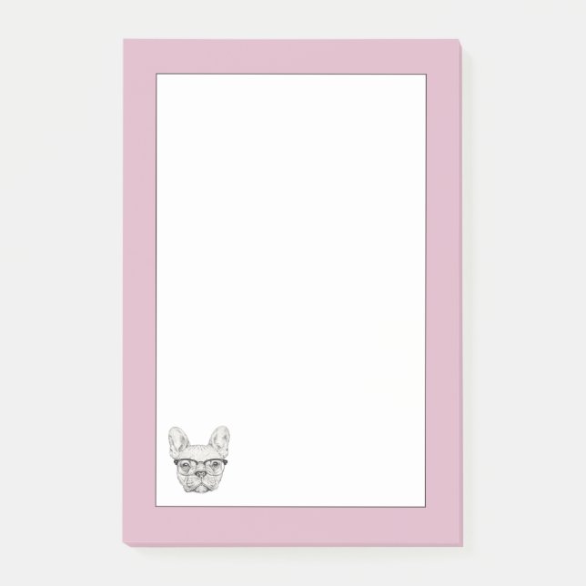 Post-it® Bouledogue de hippie (Devant)