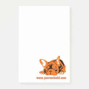 Post-it® Bouledogue français orange