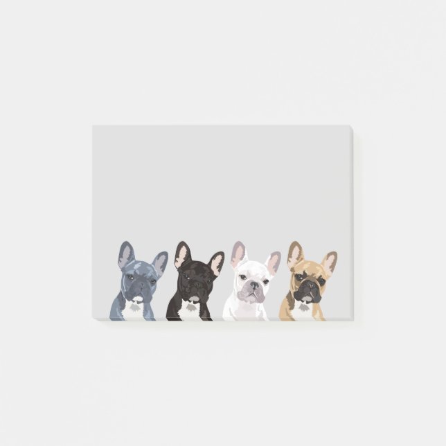 Post-it® Bouledogues Français | Chien de compagnie Frenchie (Devant)