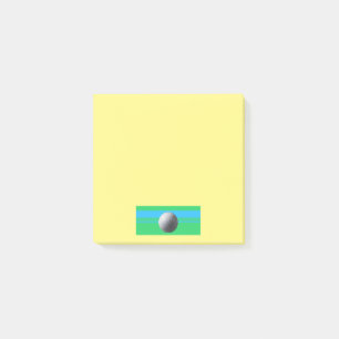 Post-it® Boules de golf jaune 3x3