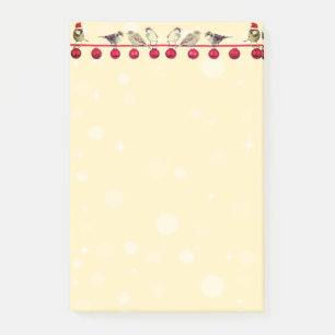 Post-it® Boules de Noël et oiseaux de chant