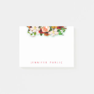 Post-it® Bouquet de fleurs populaire Modèle moderne coloré