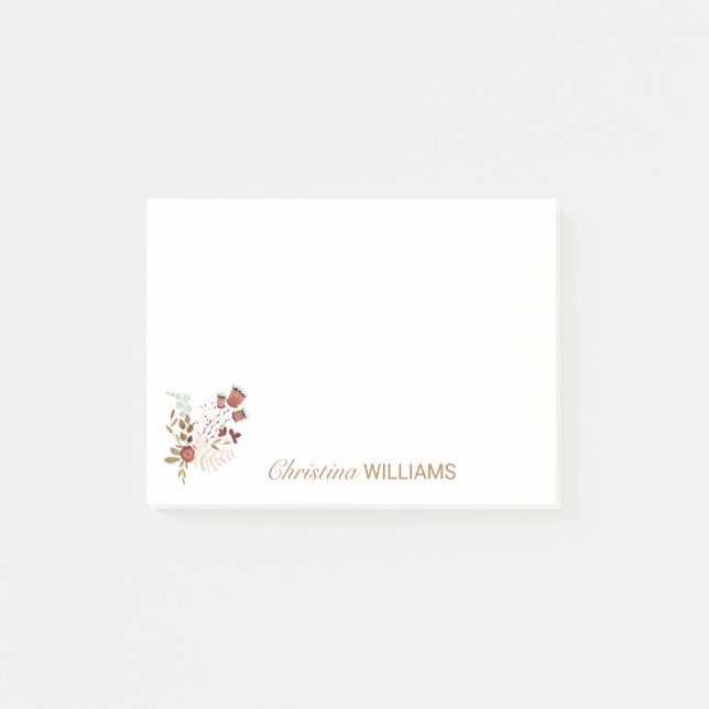 Post-it® Bouquet de fleurs sauvages d'automne (Devant)