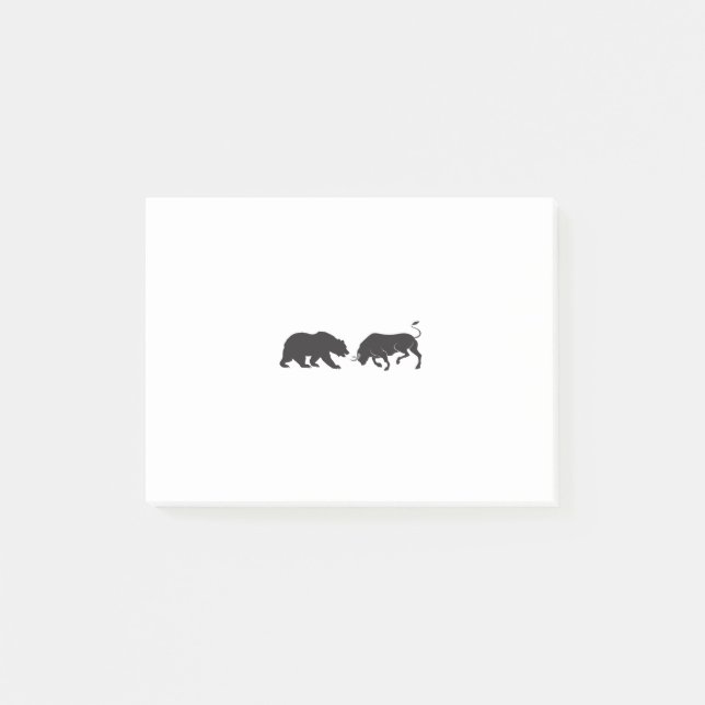 Post-it® Bourse de Bear Bull (Devant)