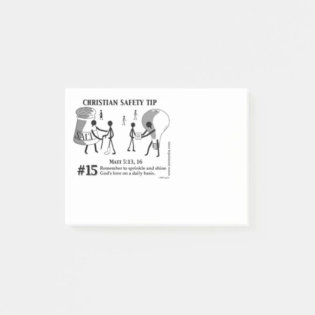 Post-it® Bout chrétien #15 de sécurité : 5:13,16 de Matt (Devant)