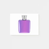Bouteille de parfum pourpre