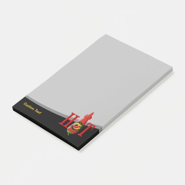 Post-it® Bouteille de sauce chaude (Incliné)