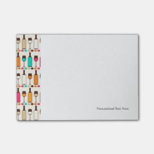 Post-it® Bouteilles et verres rétro