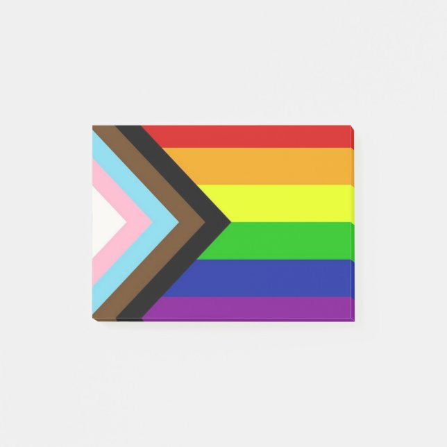 Post-it® Bouton LGBTQ+ Pride (Devant)