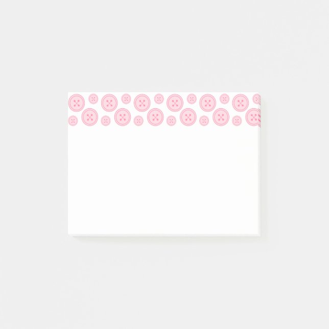 Post-it® Boutons roses (Devant)