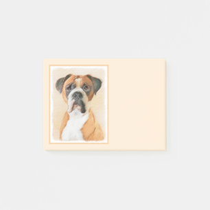 Post-it® Boxer Dog Peinture Non Décroché Art animal origina