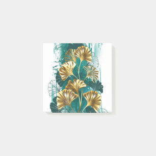 Post-it® Branche avec Feuilles d'or Ginko Biloba