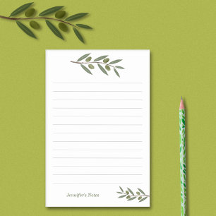 Post-it® Branche d'olive aquarelle