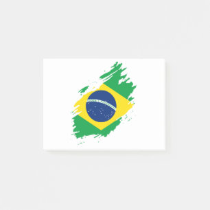 Post-it® Brésil déchiré Drapeau National Pride Sports