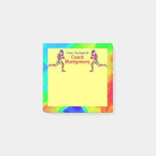 Post-it® Bright Energetic Football Thème pour entraîneur