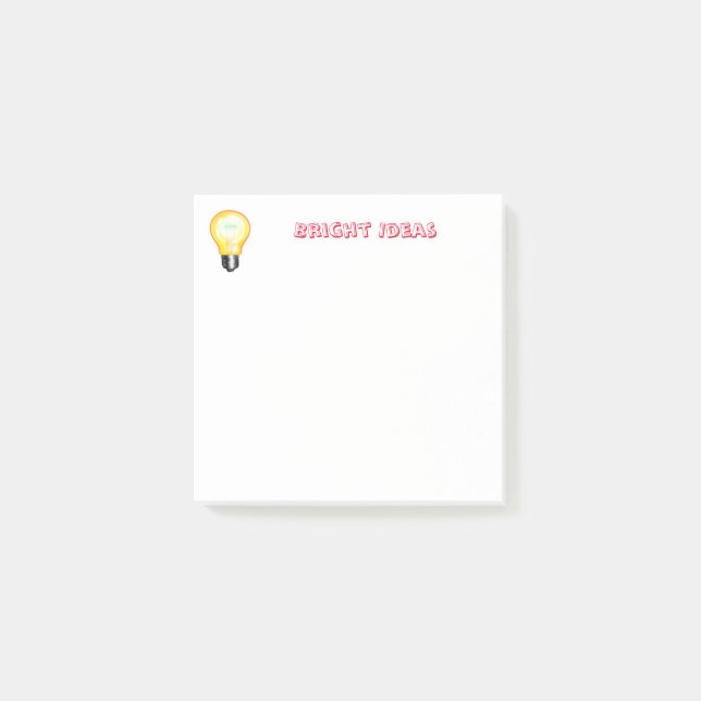 Post-it® Bright Ideas Post It Notes (Devant)