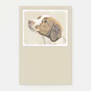 Post-it® Brittany Paining - Un joli art original de chien