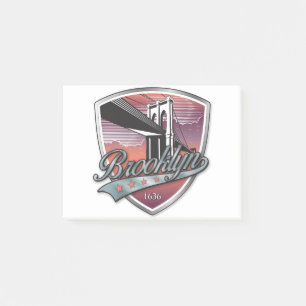 Post-it® Brooklyn Design argent métal