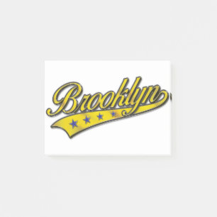 Post-it® Brooklyn Logo Gold Embossé