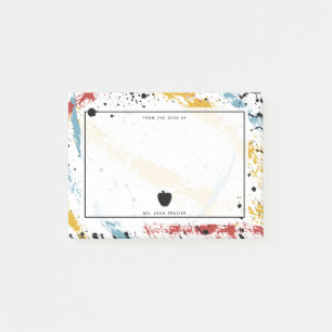 Post-it® Brosse primaire Enseignant de l'art Abstrait Apple