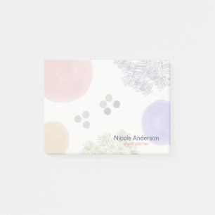 Post-it® Brouillard Abstrait mignon Pastel