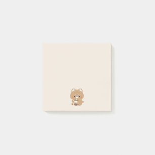 Post-it® Brown Bear Boba