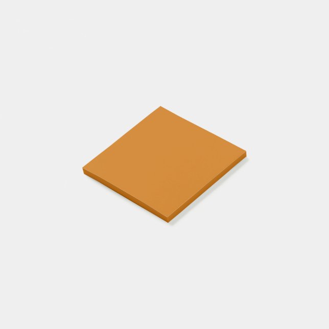 Post-it® Browny Orange (couleur solide)  (Incliné)