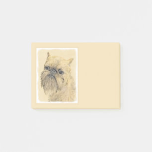 Post-it® Bruxelles Griffon Peinture - Cute Original Chien A