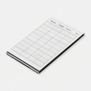 Post-it® Budget Tracker Winter Thème Post Il note
