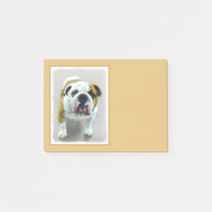 Post-it® Bulldog Painting - Joli art original chien