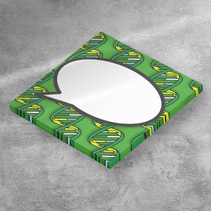 Post-it® Bulle de discours ADN vert Science médicale