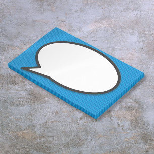 Post-it® Bulle de texte de bande dessinée simple et moderne