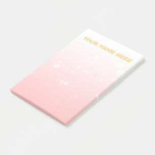 Post-it® Bulle minimaliste moderne rose pâle