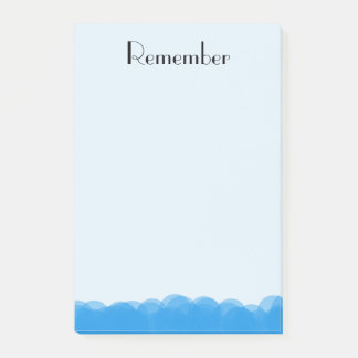 Post-it® Bulles En Bleu