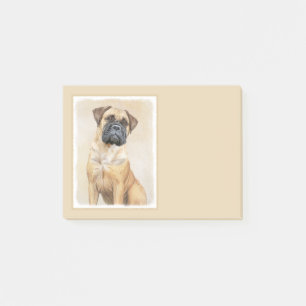 Post-it® Bullmastiff Peinture - Joli chien d'origine art