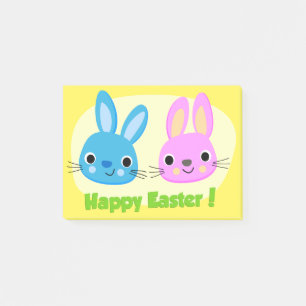 POST-IT® BUNNIES "HAPPY EASTER"