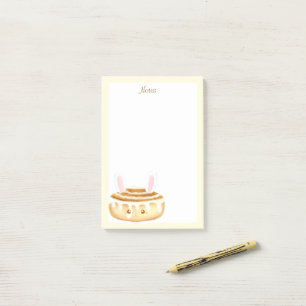 Post-it® Bunny Sweet Dessert cannon Bun
