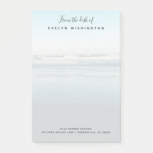 Post-it® Bureau d'affaires des Arrière - plans de plage (Devant)