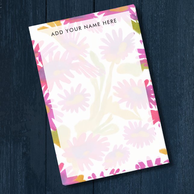 Post-it® Bureau de Blossom Fleur sauvage violet (Créateur téléchargé)