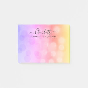 Post-it® Bureau de l'école moderne coloré Sparkle Personn