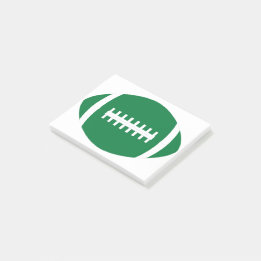 Post-it® Bureau de l'entraîneur de football vert Sports déc