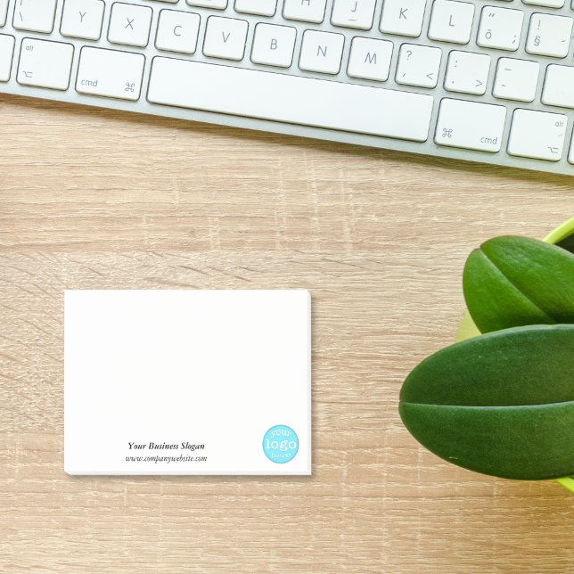 Post-it® Bureau du logo d'entreprise personnalisé (Personalized Custom Company Business Logo Office Post-it Notes)