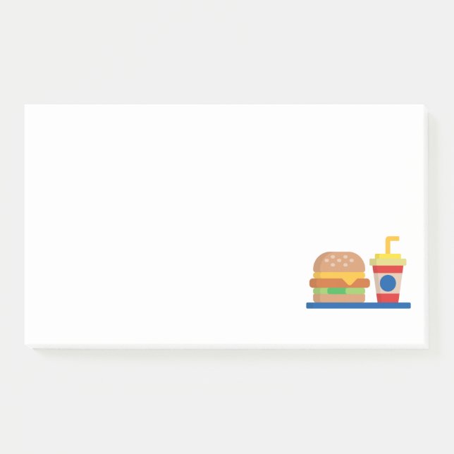 Post-it® Burger Meal (Devant)